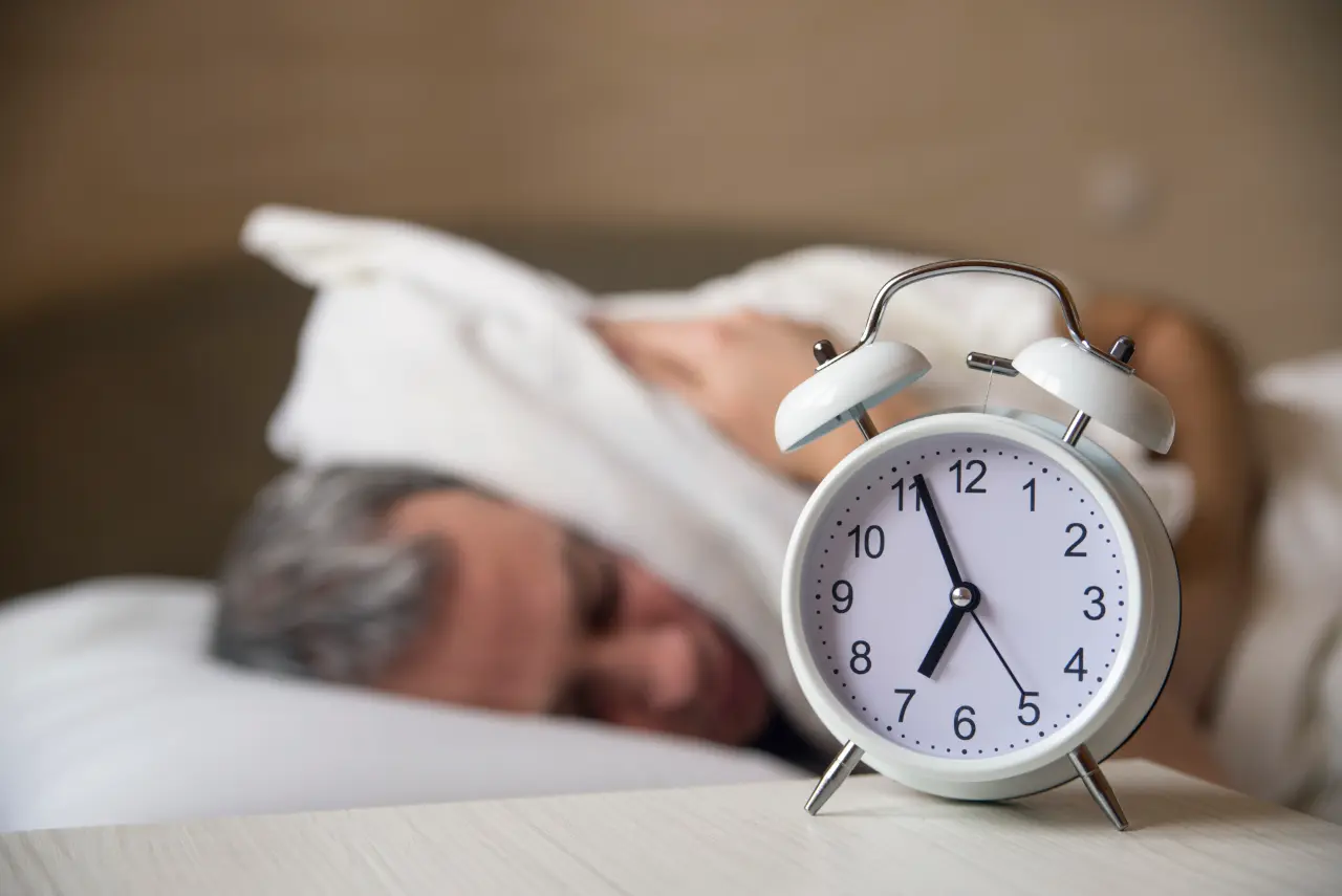 Réveil symbolisant des problémes de sommeil